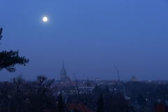 Mond über Hildesheim
